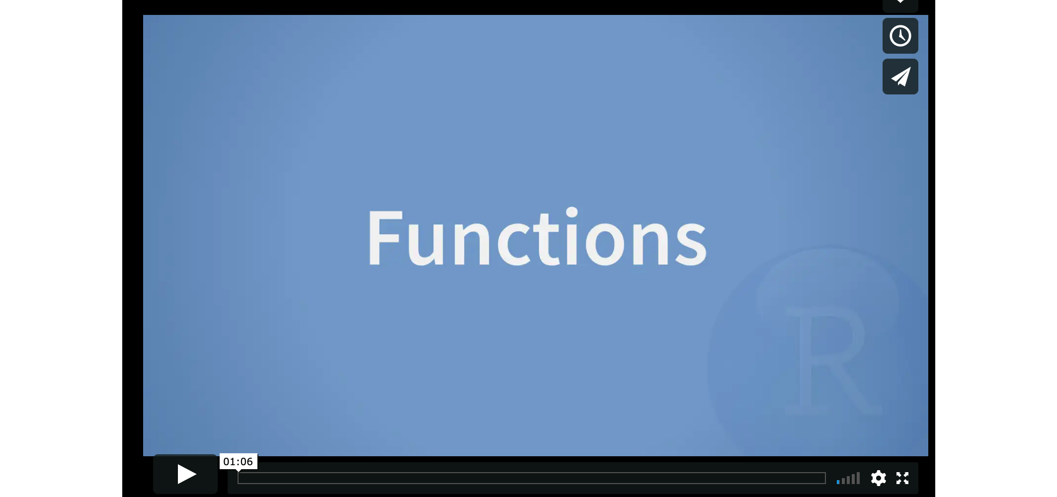 Function basics
