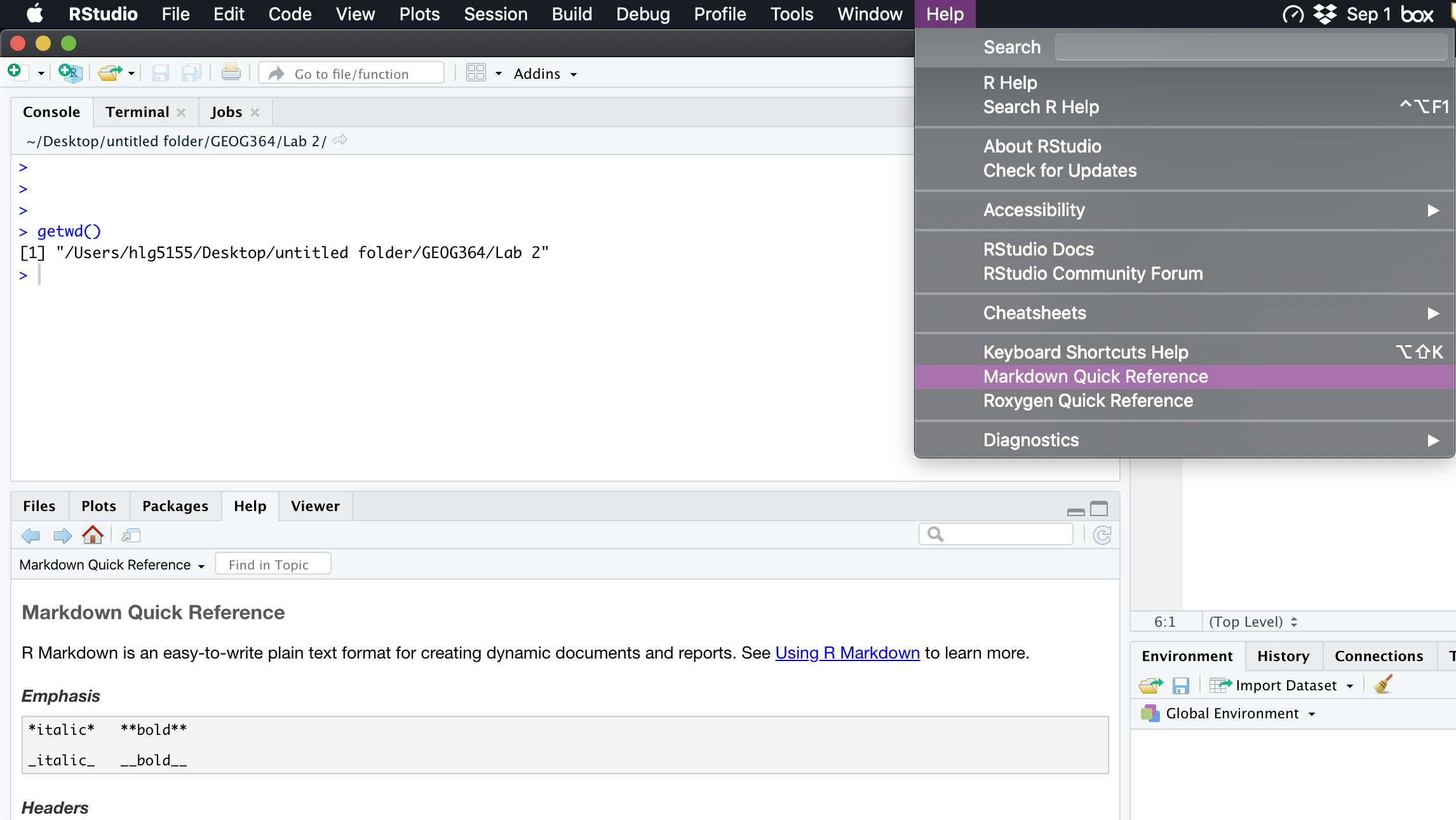 The top menu might be hidden