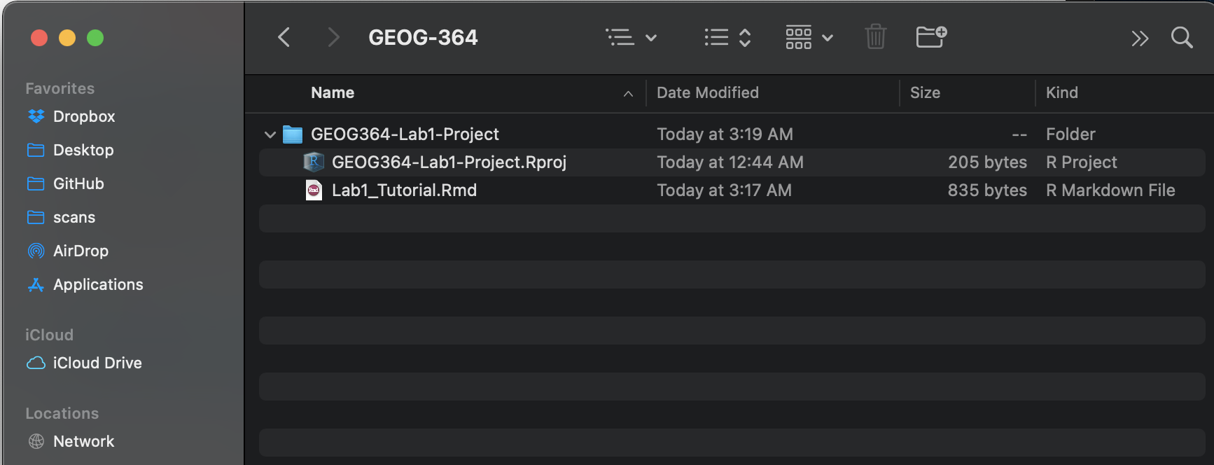 Yours will say STAT-462 not GEOG-364..